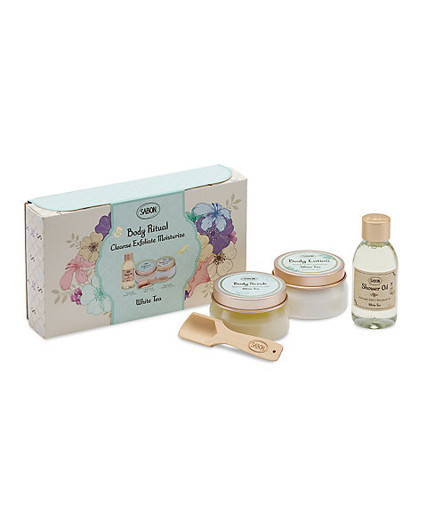 SABON（SABON） ボディリチュアルキット ホワイトティー（限定品