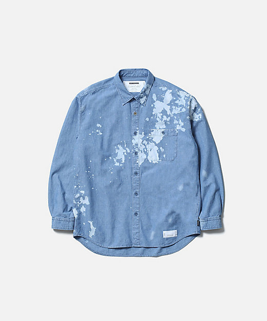 シャツ GARMENT BLEACH CHAMBRAY SHIRT