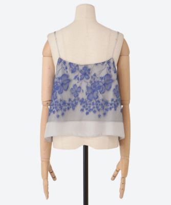 ブルーフラワーレース キャミソール 4210700570 | ebure
