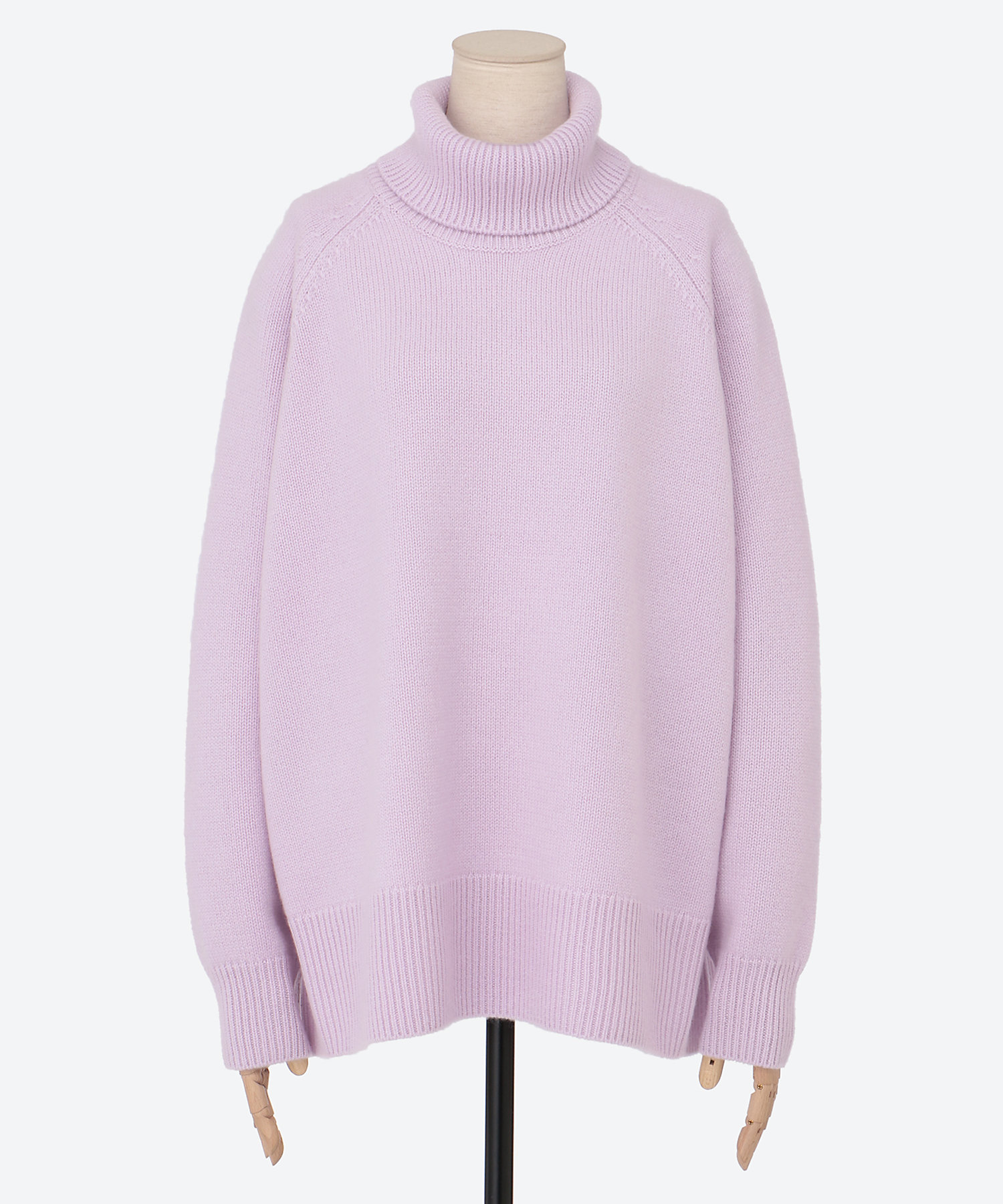 ローゲージカシミアタートルネックニット 4210800343