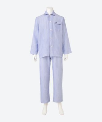 パジャマ 無撚糸トリプルガーゼストライプ 0126034700