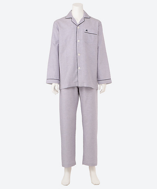 パジャマ ダブルガーゼドットジャカード 0126035720