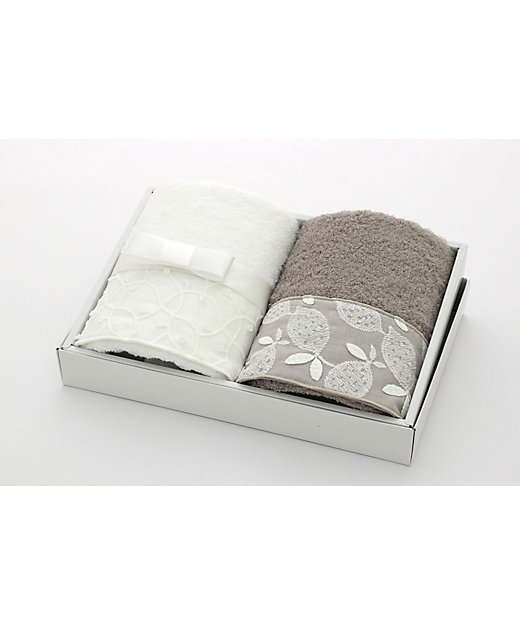 潤いのタオル 凜 タオルセット（フェイスタオル2枚） | crescendo