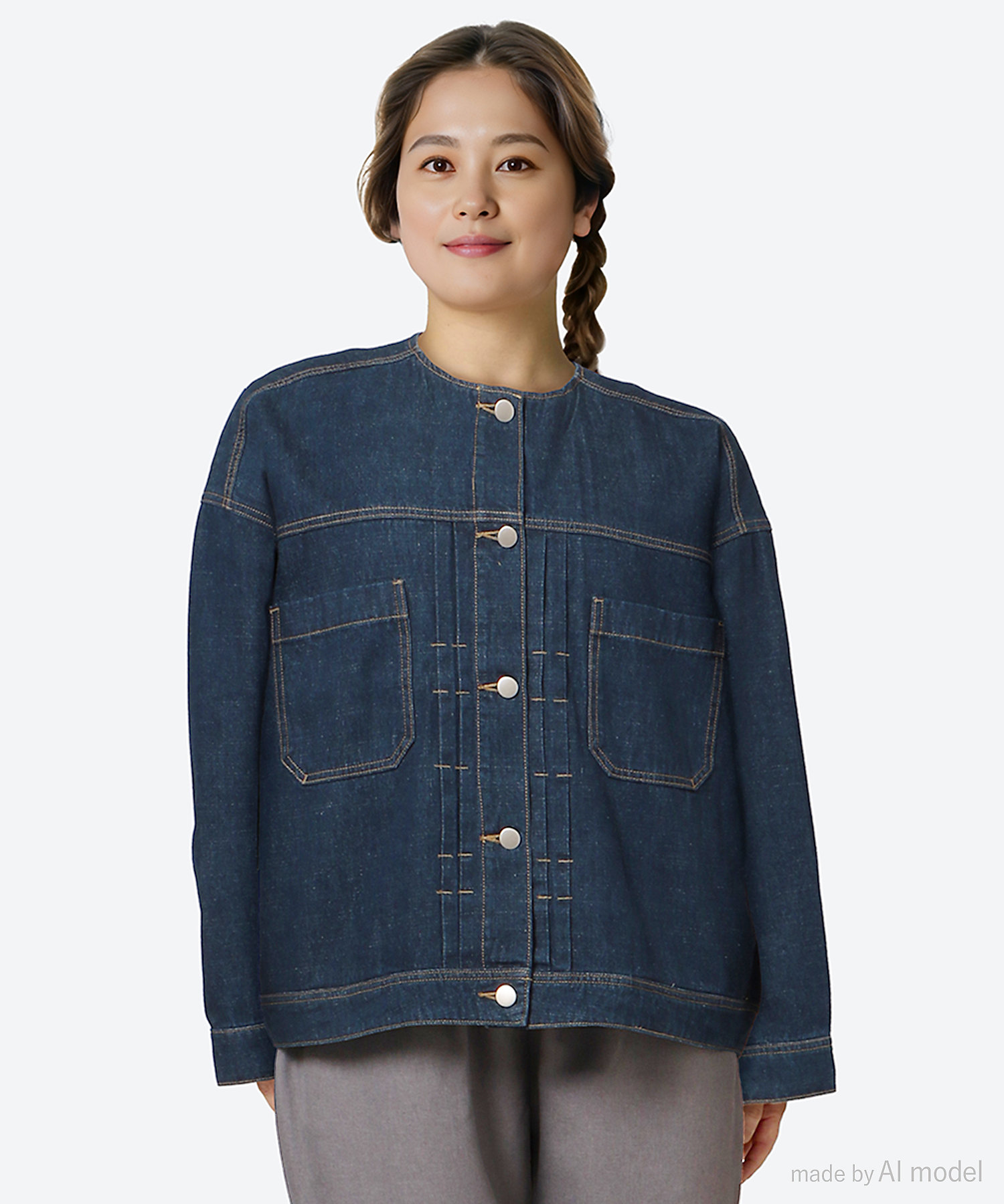 デニム ジャケット 06FF006174 | marble SUD (Women/大きい