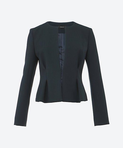 ノーカラージャケット YCJ－923－101 | YOKO CHAN/ヨーコ