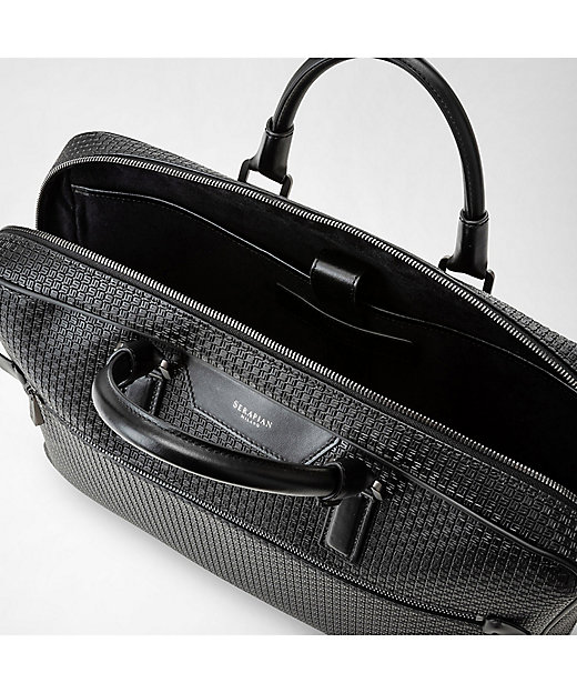 STEPAN製 スリムブリーフケース | SERAPIAN (Men)/セラピアン