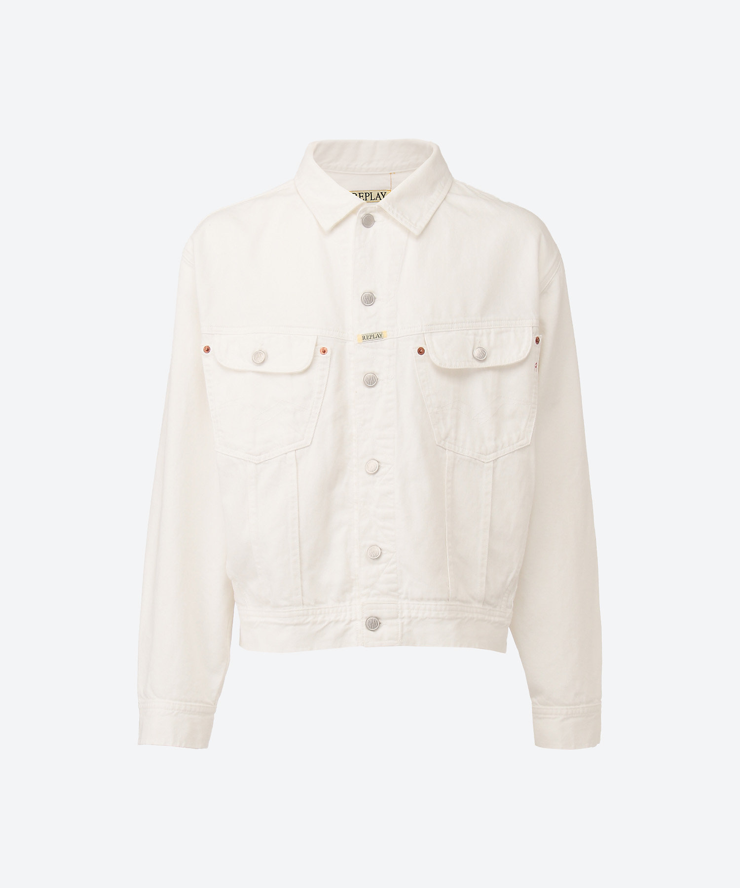 9Z1 ECOPLUS ホワイトデニムジャケット M8Z1 ．000