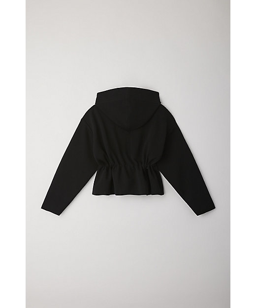 TW MILAN RIB CROPPED HOODIE JACKET