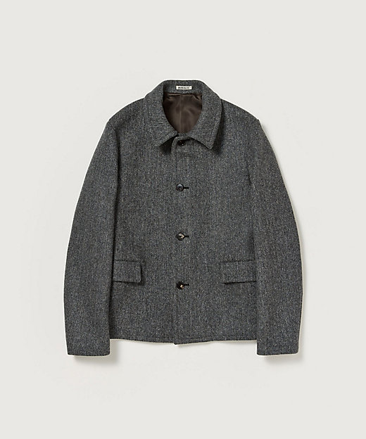 ブルゾン SHETLAND WOOL DOUBLE CLOTH