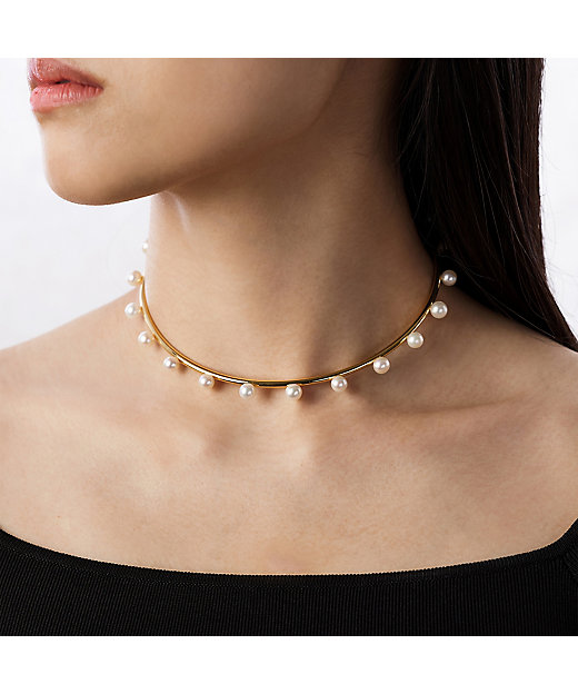 パールチョーカー BMNCPRLSVY | Bijou de M (Women