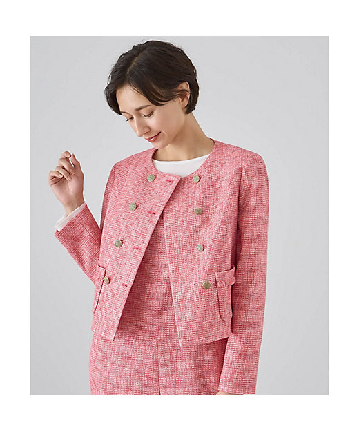 Eternal Line 2024】メランジツイードノーカラー