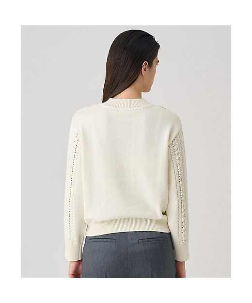 レースドッキングケーブルプルオーバー | ANAYI/アナイ | 三越伊勢丹