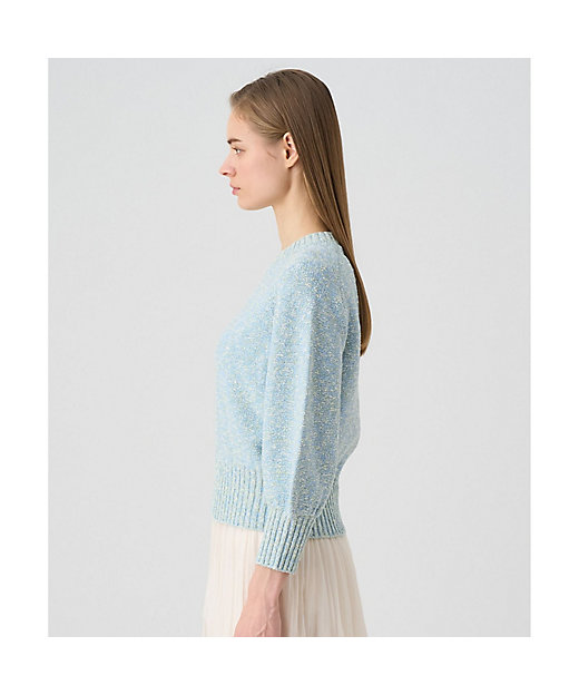 MIXラメブークレショート プルオーバー | ANAYI/アナイ | 三越