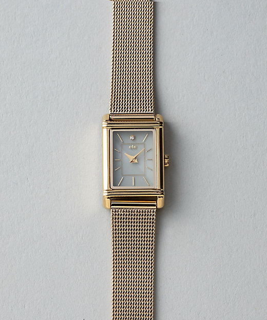 ソーラーウォッチ スクエア メッシュベルト | ete bijoux (Women)/エテ