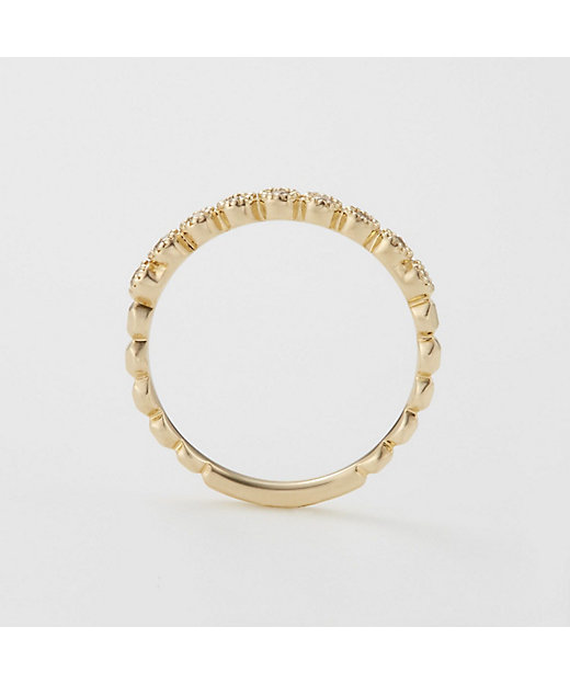 K10ダイヤモンドピンキーリング | agete/アガット | 三越伊勢丹