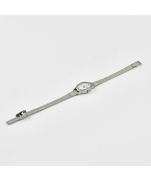 オーバルフェイスウォッチ／シルバー | agete/アガット | 三越伊勢丹