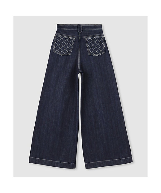 ◇【LOULOU WILLOUGHBY】デニムバギーパンツ