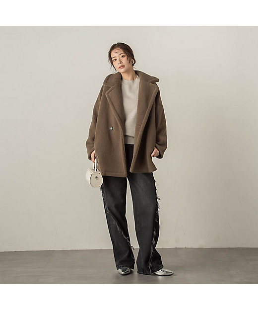 ミクロボアムートンピーコート | VICKY（Women）/ビッキー | 三越