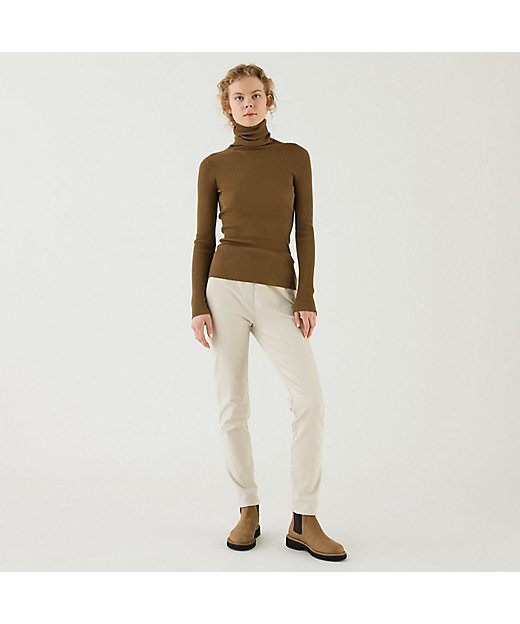 プルミエールウールリブ タートルネックプルオーバー | GALERIE VIE