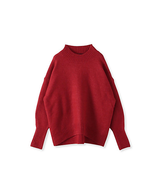 WEB限定】”毎日頼れる”ゆったりモックネックニット | la.f