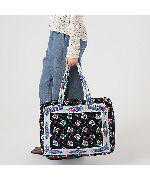 SOULEIAO プリントキルト ラージショルダーバッグ | maison