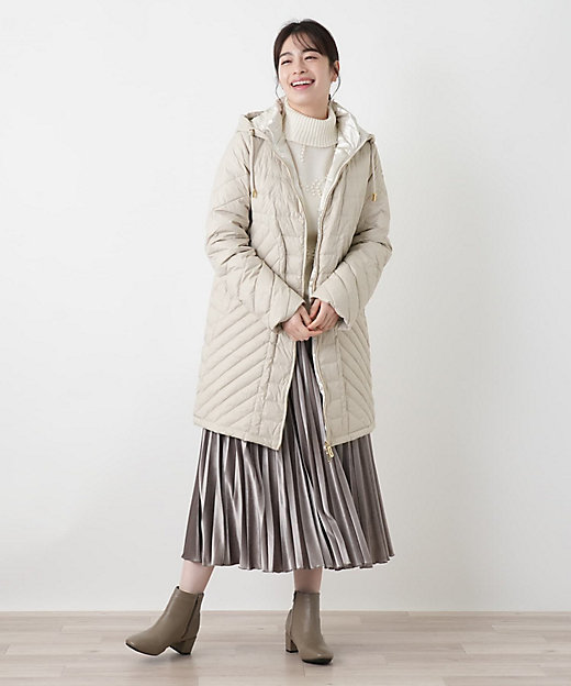 フーデッドダウンコート | Leilian (Women)/レリアン | 三越伊勢丹