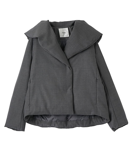 ビッグカラーダウンコート | Leilian plus house (Women/大きいサイズ