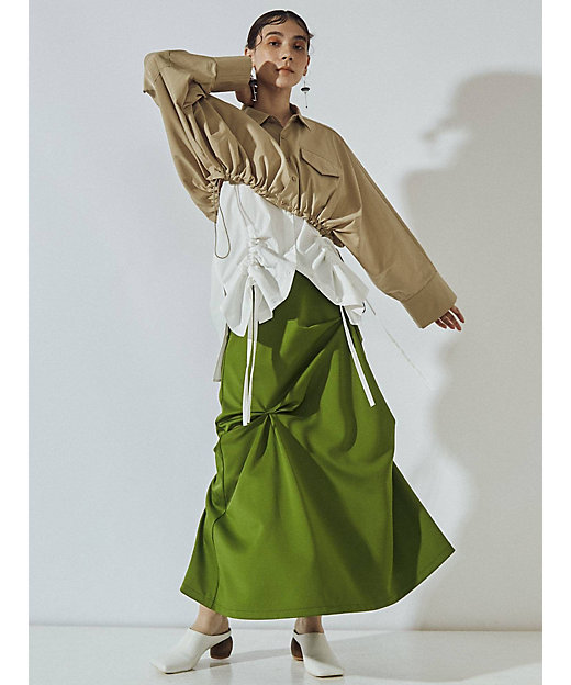 HEM GATHER SH CAMISOLE | UN3D./アンスリード