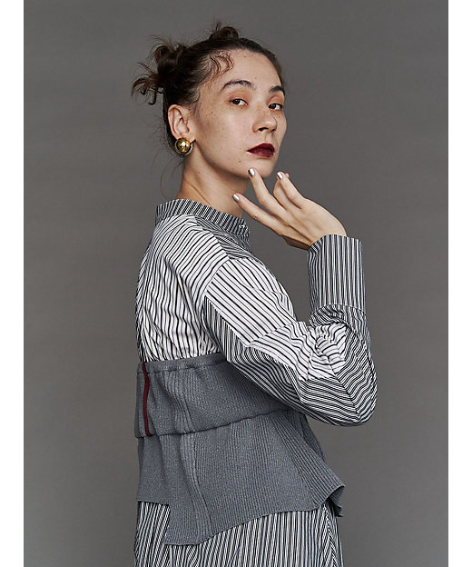 KNIT BUSTIER DOCKING SH【セットアップ着用可能