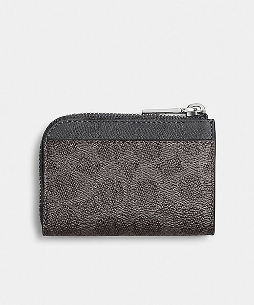 Lジップ キー ケース・シグネチャー キャンバス | COACH/コーチ