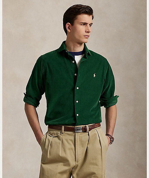 クラシック フィット コーデュロイ シャツ