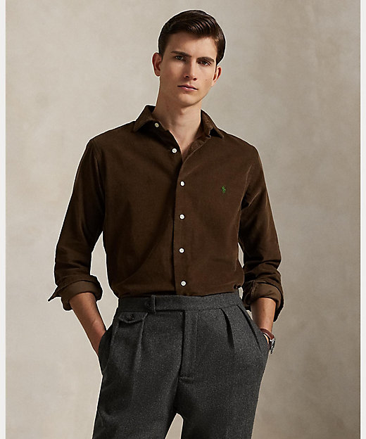 クラシック フィット コーデュロイ シャツ