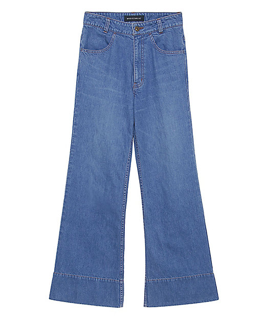 BAGGY FLARE PANTS DENIM MB261ー3012