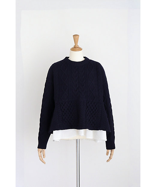 ペプラムニット STC24A00107 | GIRLISH (Women)/ガー