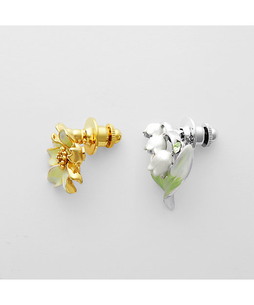 すずらん＆マーガレット ブローチ2点セット VBRV4005 XW