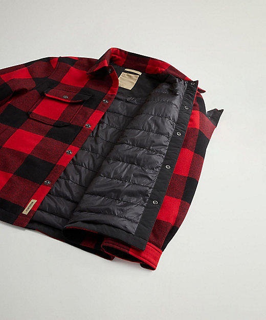 ウールチェック アラスカン シャツジャケット／WOOL CHECK