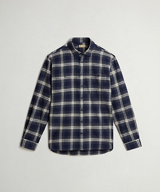 チェックフランネル ウォーレンシャツ／CHECK FLANNEL