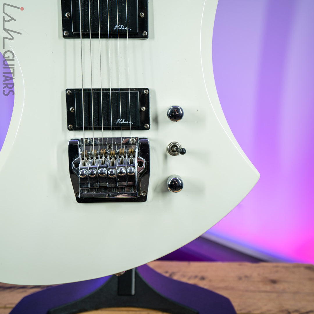1990's B.C. Rich Mockingbird White Kahler Tremolo – Ish Guitars