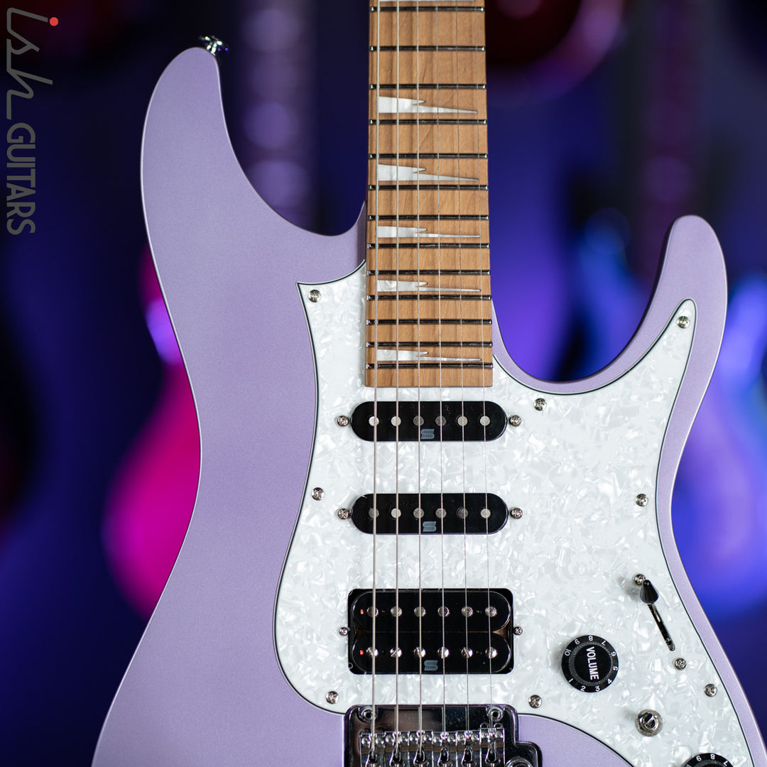 Ibanez MAR10 Mario Camarena Lavender Metallic Matte – Ish Guitars