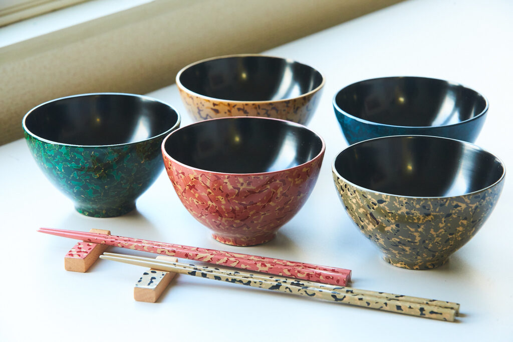 津軽塗迷彩柄カフェボウル＆新作キャンプボウルのご紹介 | 津軽塗の