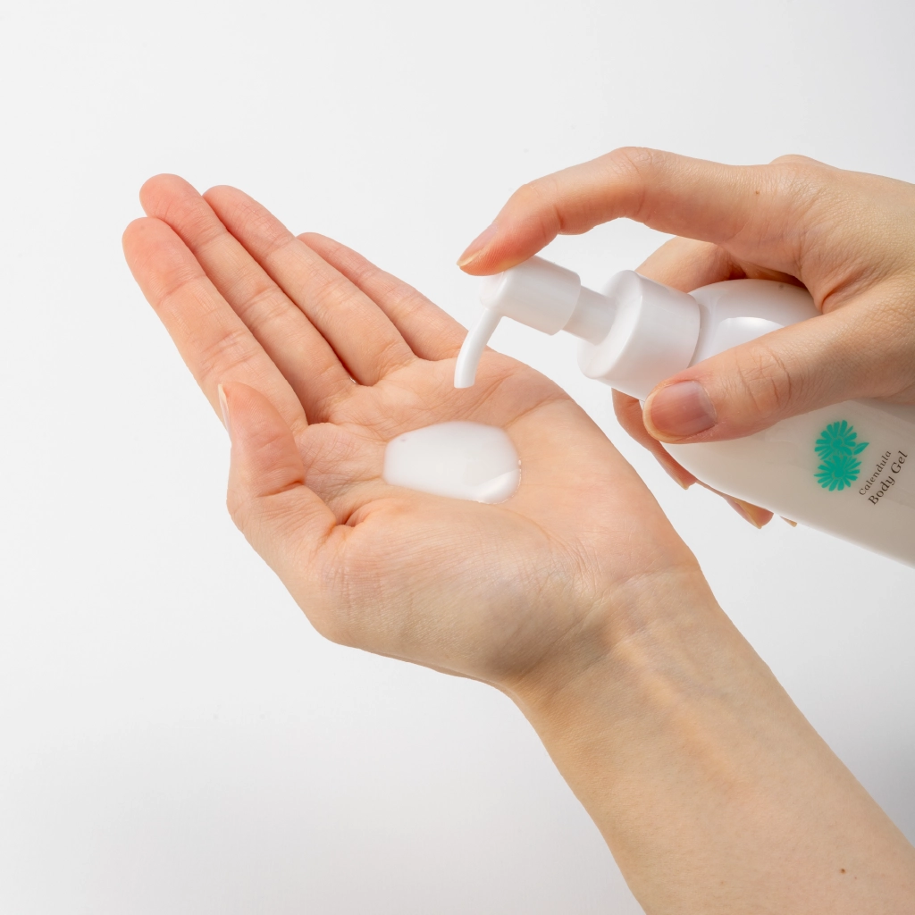 カレンデュラ花束ボディジェル リフレッシュハーブ｜ナチュラル