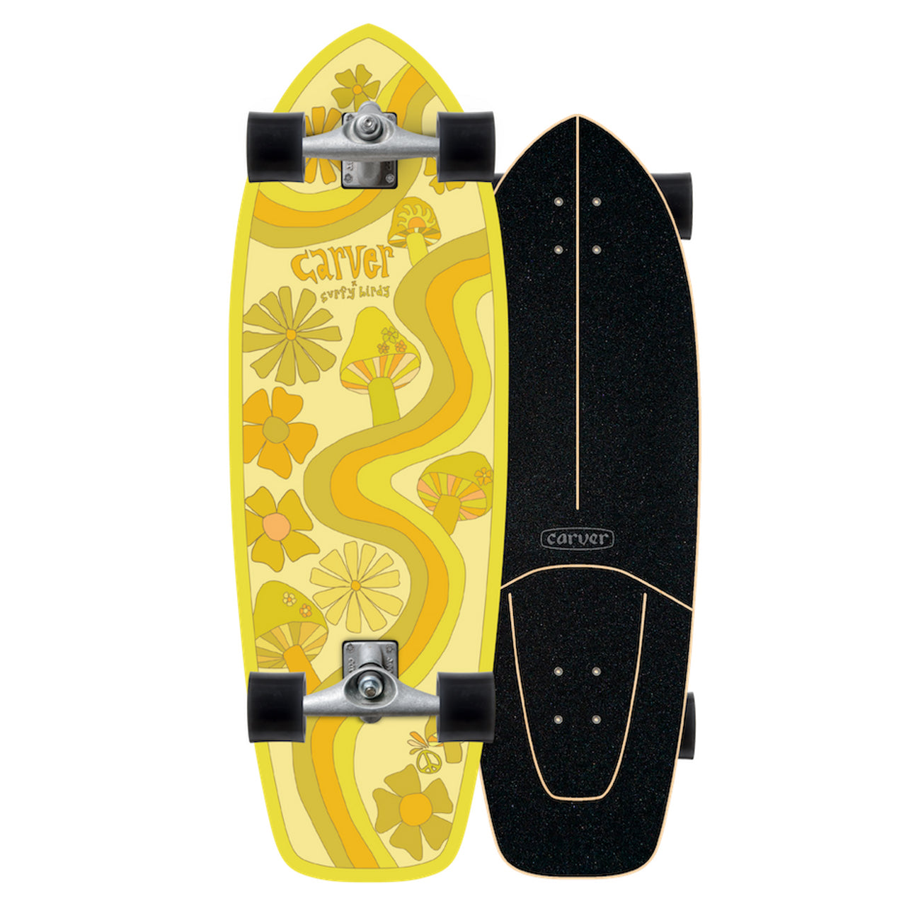 Carver Skateboards Trippie Hippie Complete Surfskate | Island