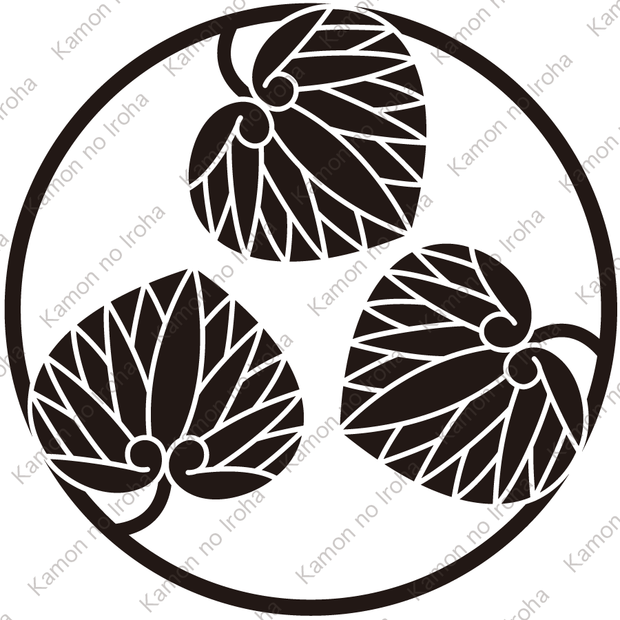 三つ葵の丸紋（みつあおいのまる）：家紋のいろは