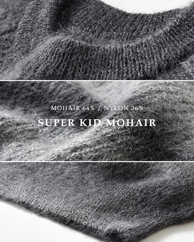 BATONER バトナー モヘア クルーネック ニット プルオーバー “MOHAIR
