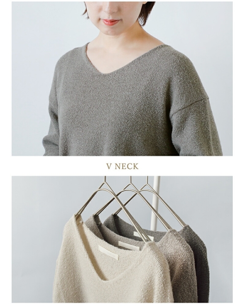 evam eva エヴァムエヴァ ウール アルパカ プルオーバー e253k055-mt