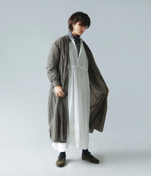 maison de soil メゾン ド ソイル フラワーブロック プリント ミニ