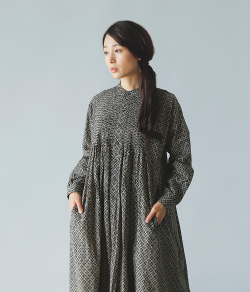 maison de soil メゾン ド ソイル フラワーブロック プリント ミニ