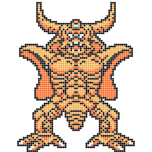 ドラゴンクエストIV 導かれし者たち デスピサロのアイロンビーズ図案