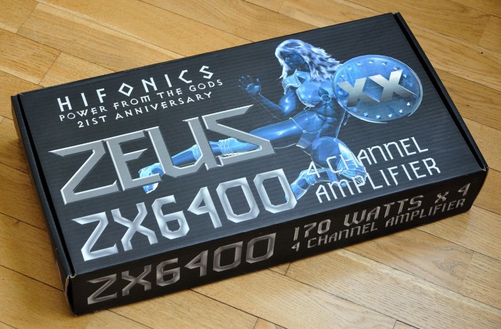 Автоусилитель Hifonics Zeus ZX6400 - 4 канала по 170 ватт: 9 999