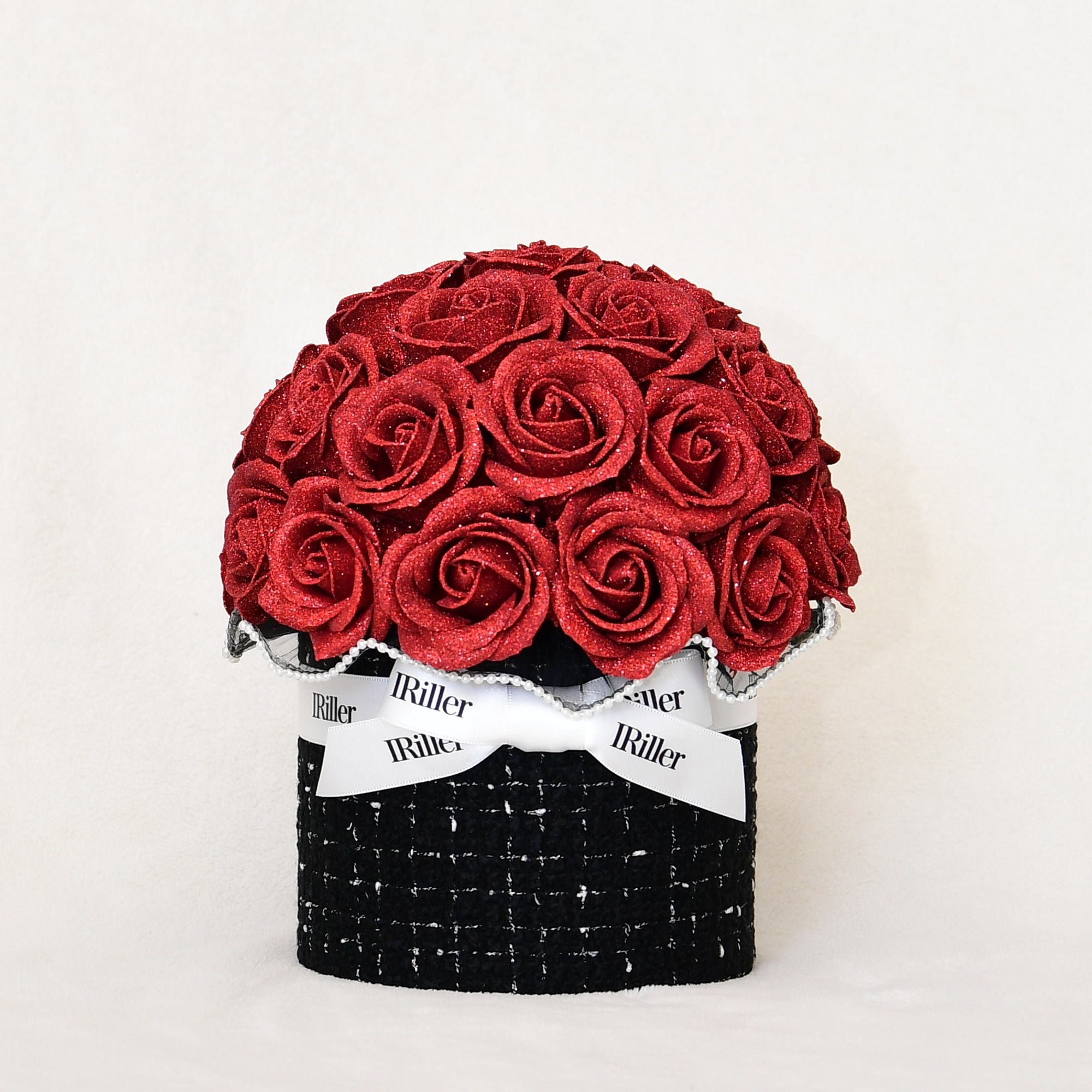 グリッターローズ BISHU ツイードボウルブーケ 凛々響30｜RIRIHIBIKI